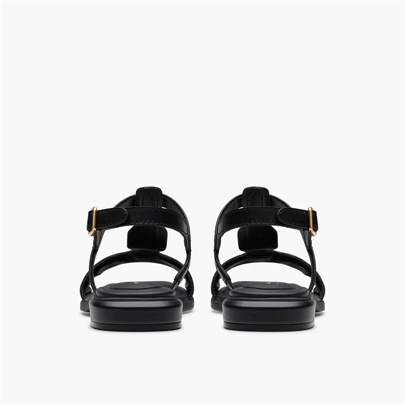 Clarks Womens Ariany D-Fit Sling Back Sandals Black