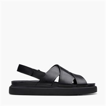 Clarks Womens Aristella Sun D-Fit Sandals Black