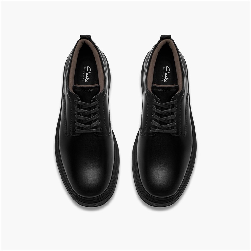 Clarks Mens Badbury G-Fit Shoes Black