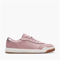 Clarks Girls Urban Solo F-Fit Trainers Dusty Pink