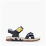 Clarks Boys Spiney Step G-Fit Sandals Navy