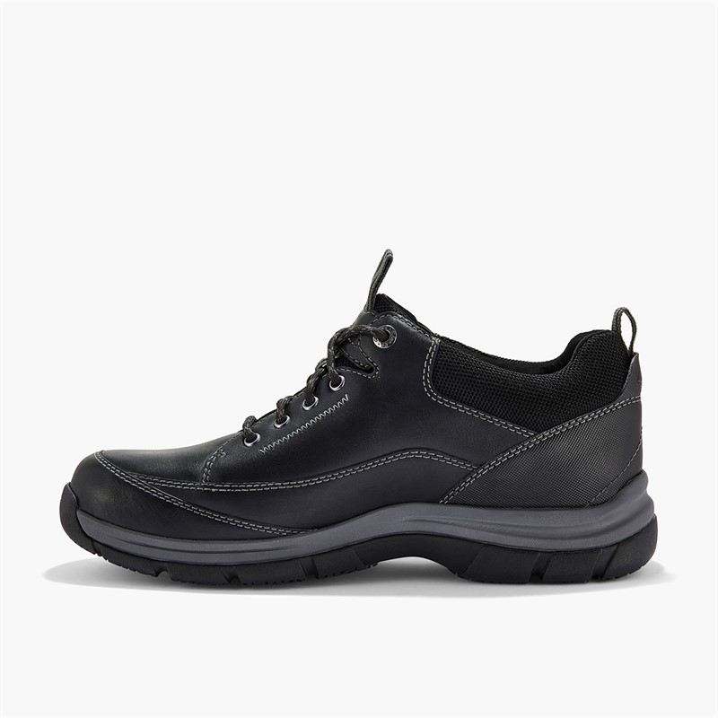 Clarks Mens Spypath Lo GTX G-Fit Shoes Black