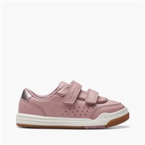 Clarks Infant Girls Urban Solo G-Fit Trainers Dusty Pink