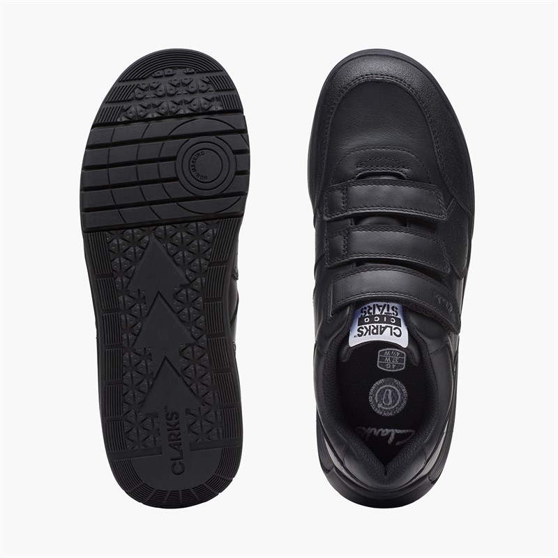 Clarks Infant Cisa Star Orb F-Fit Shoes Black