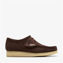 Clarks Herren Originals 2 Wallabee Schuhe 5230 Dark Brown Suede