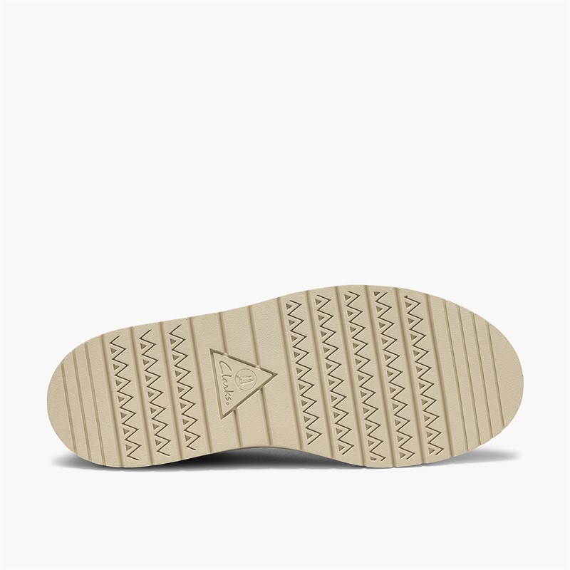 Clarks Mens Polden Moc Shoes Olive Canvas