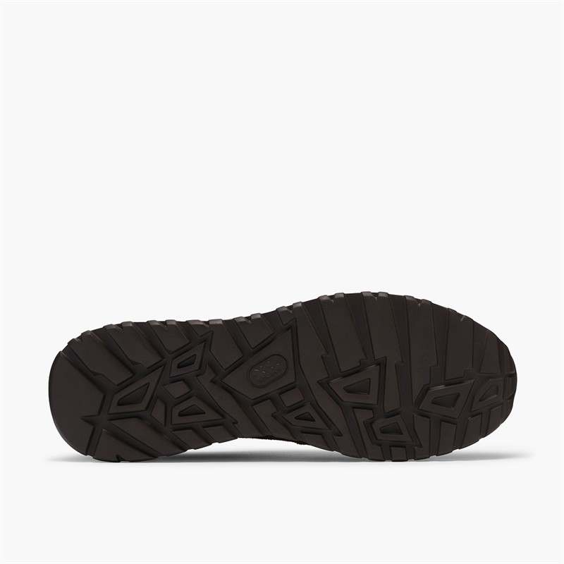 Clarks Mens Radwell Tie Trainers Cola Suede