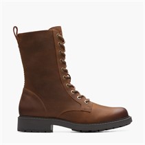 Clarks Womens Orinoco 2 Style Boots  Brown Snuff