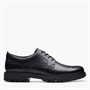 Clarks Mens Batcombe Lace Up Shoes Black Leather