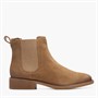 Clarks Womens Cologne Arlo 2 Chelsea Boots Dark Sand Suede