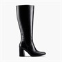 Clarks Womens Laina 85 Tall Boots Black Combi Leather