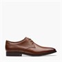 Clarks Mens Paulton Lace Up Shoes Tan
