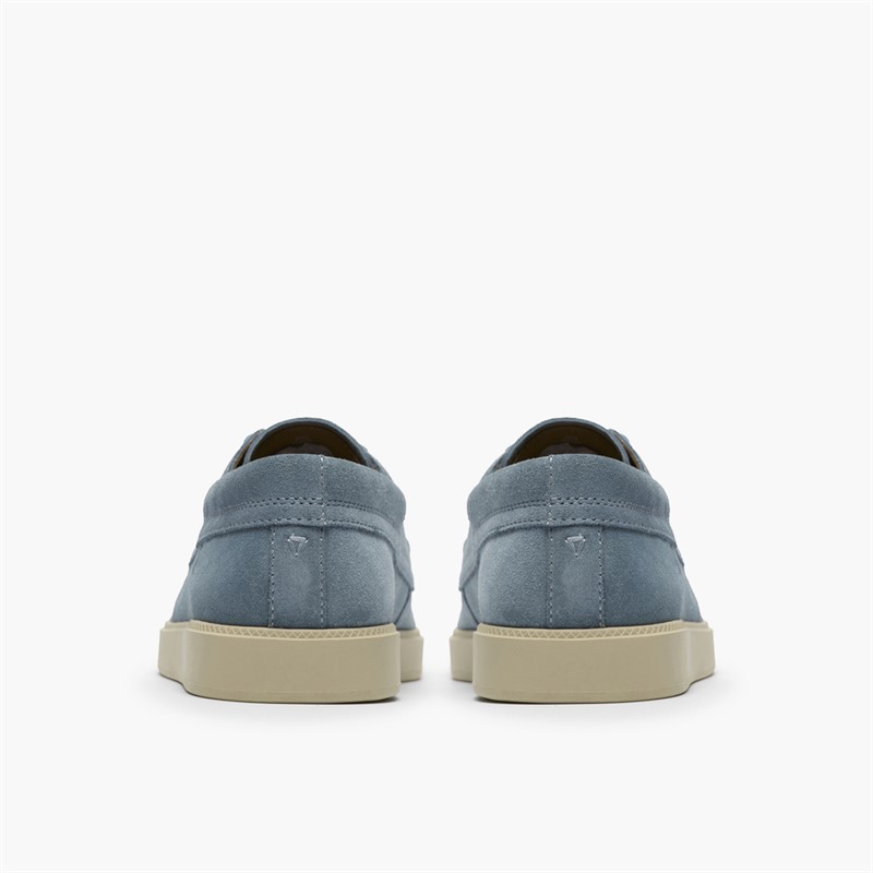 Clarks Herre Lockford Bådsko Light Blue