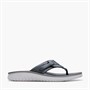 Clarks Herre Wesley Sol Flip Flops Navy Leather