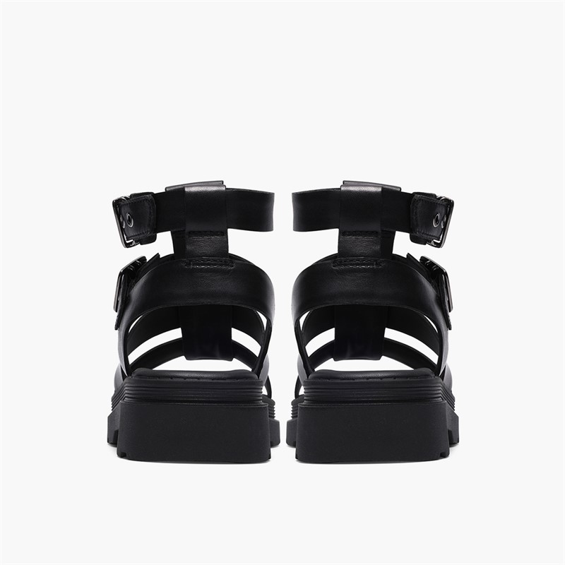 Clarks Damen Orinoco 3 Cove Sandalen Black Leather