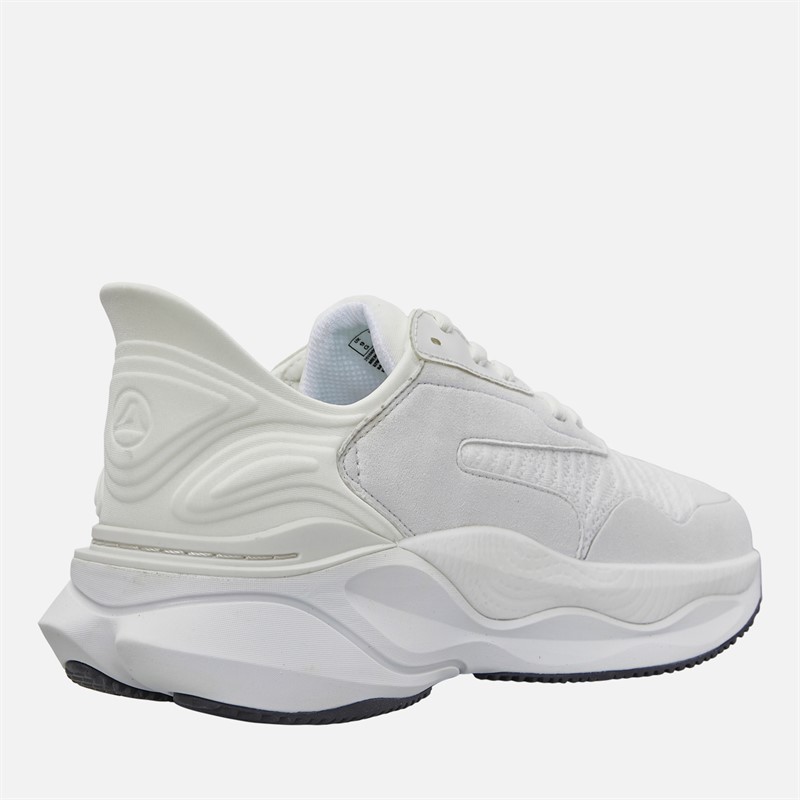 Clarks Herren Pace Trainers Weiss