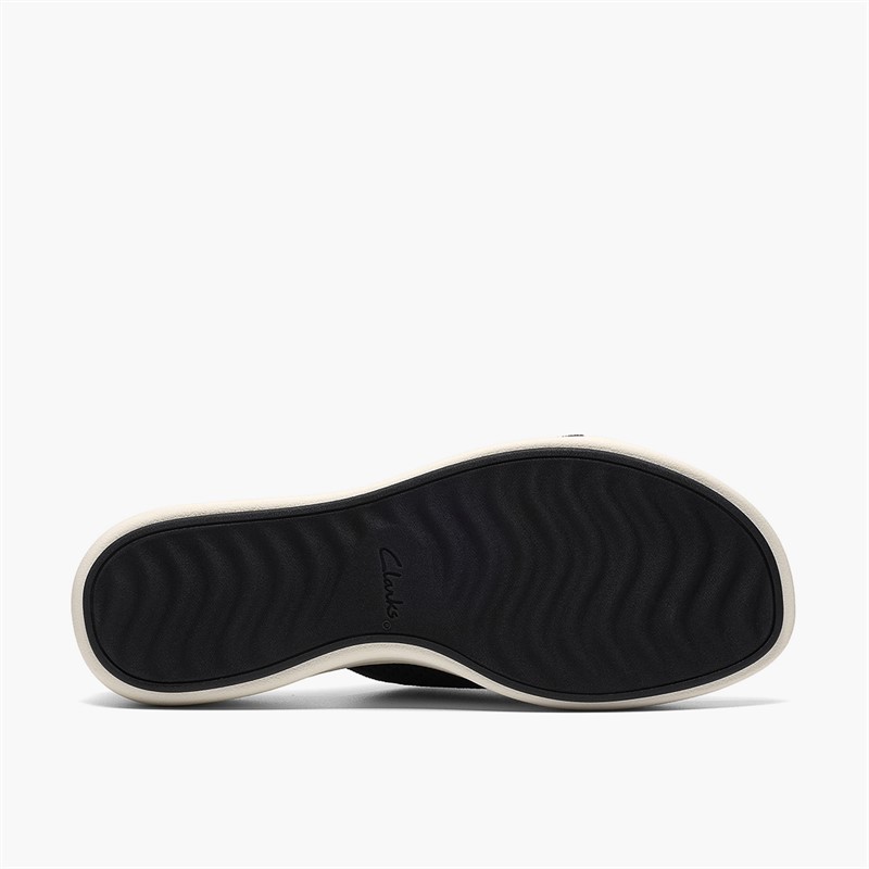 Clarks Damen Drift Faye Sandalen Schwarz
