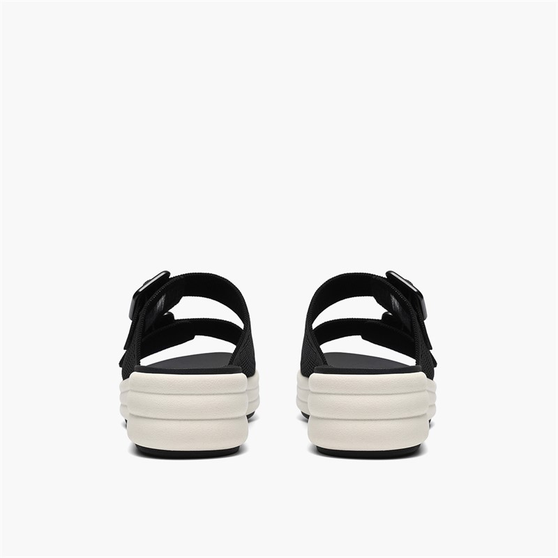 Clarks Damen Drift Faye Sandalen Schwarz