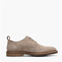 Clarks Herre Aldwin snøre sko Grey Suede