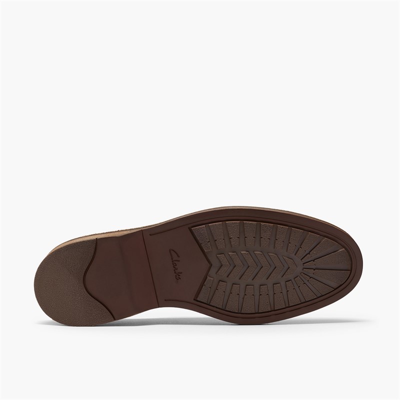 Clarks Herre Aldwin snøre sko Grey Suede