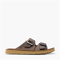 Clarks Herre Solsbury Dobbeltrem Sandaler Beeswax Leather