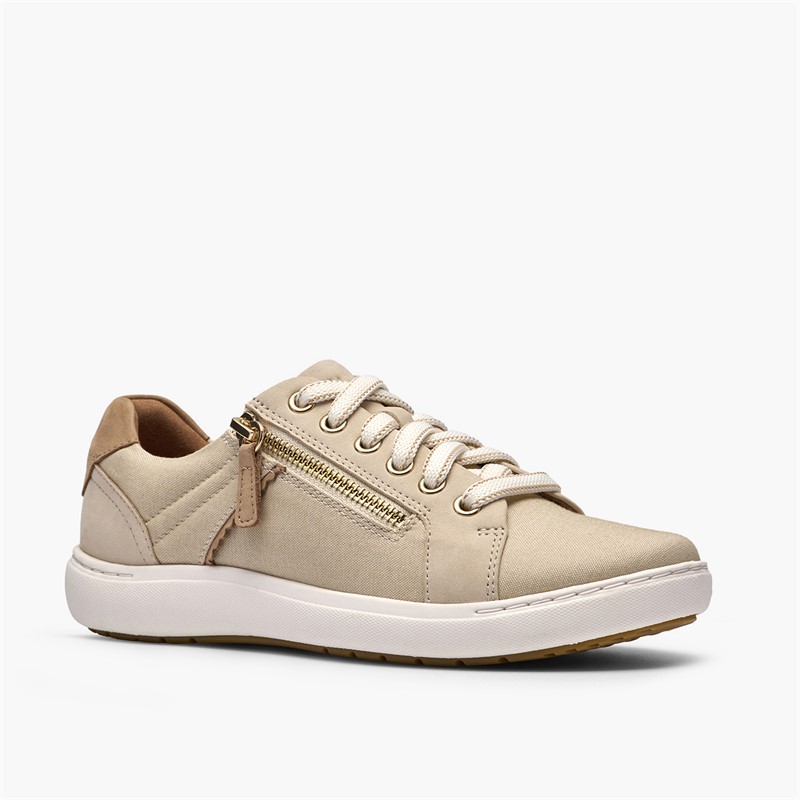 Clarks Damen Nalle Zen Sneaker Cream