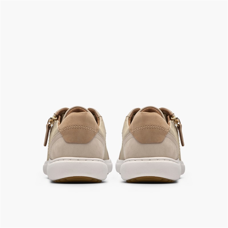 Clarks Damen Nalle Zen Sneaker Cream