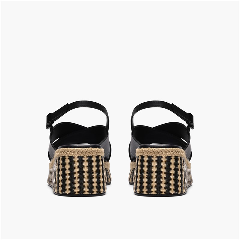 Clarks Damen Tessiah Kreuz Riemen Sandalen Black Interest