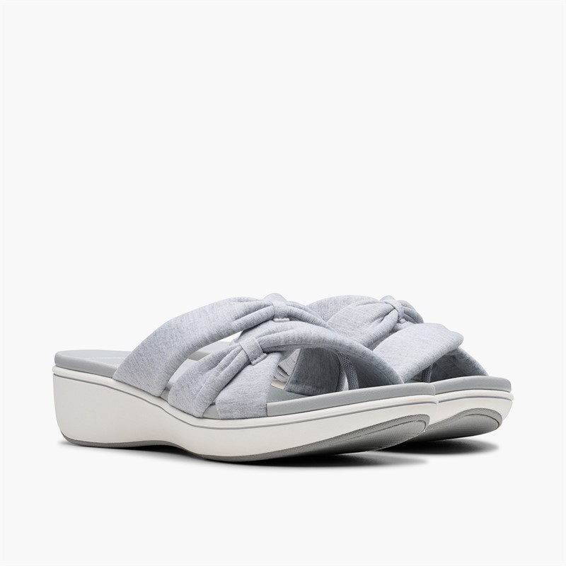 Clarks Damen Brinkley Rae Ava Sandalen Light Grey