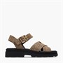 Clarks Damen Orinoco 3 Cove Sandalen Animal Print