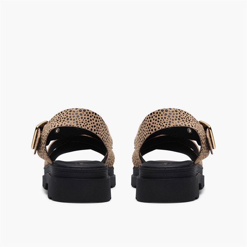 Clarks Damen Orinoco 3 Cove Sandalen Animal Print