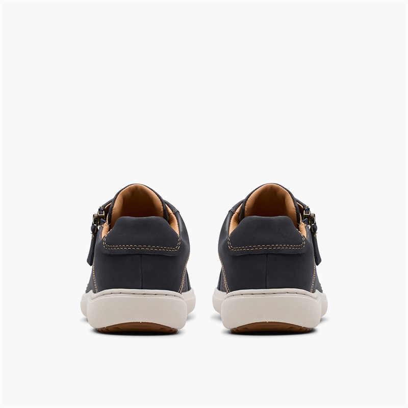 Clarks Damen Nalle Turnschuhe Navy Nubuck