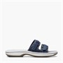 Clarks Damen Brinkley Piper Sandalen Navy
