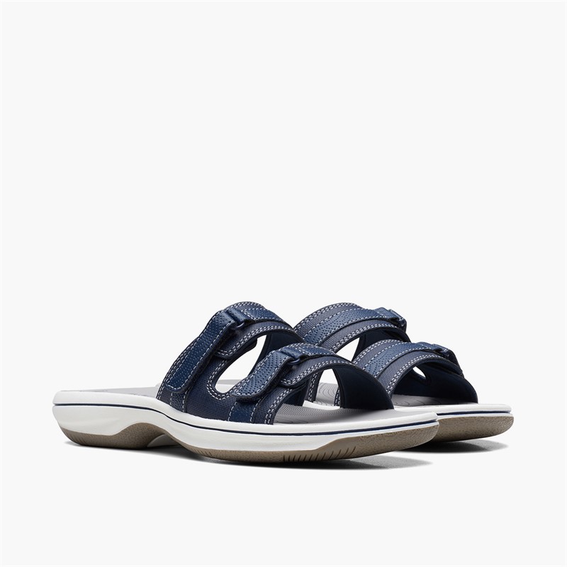 Clarks Damen Brinkley Piper Sandalen Navy