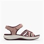 Clarks Damen Mira Shore Sandalen Maroon