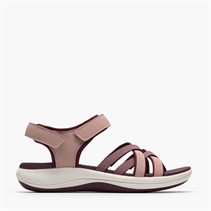 Clarks Damen Mira Shore Sandalen Maroon