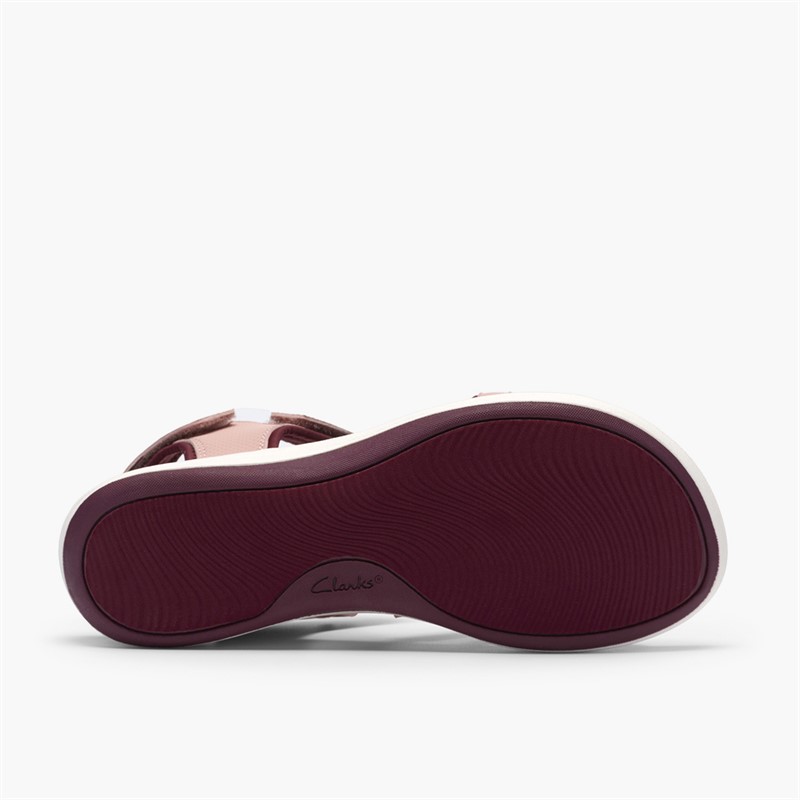 Clarks Damen Mira Shore Sandalen Maroon