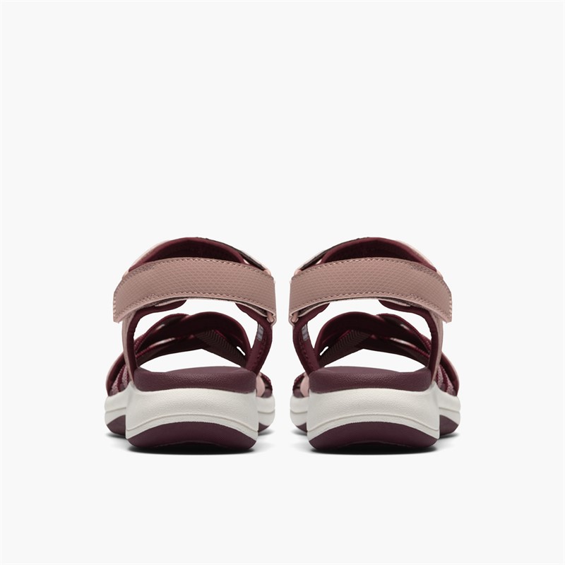 Clarks Damen Mira Shore Sandalen Maroon