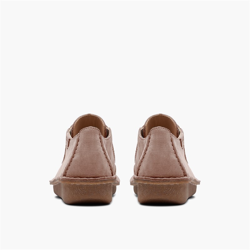 Clarks Dame Sjove Drøm Snørebånd Sko Light Pink Suede
