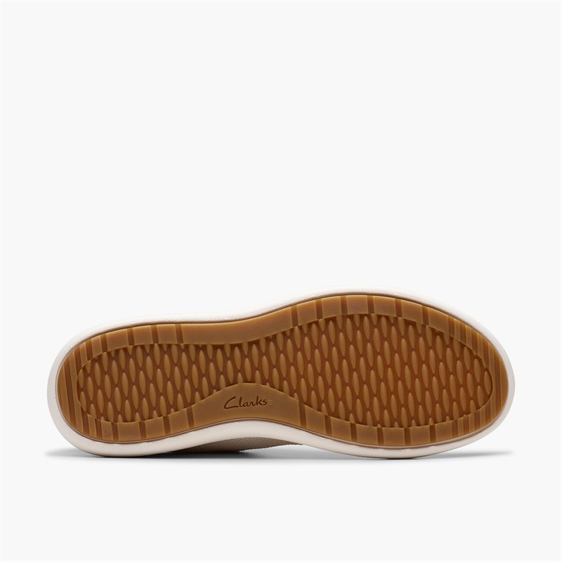 Clarks Dame Nalle Walk Træningssko White Knit