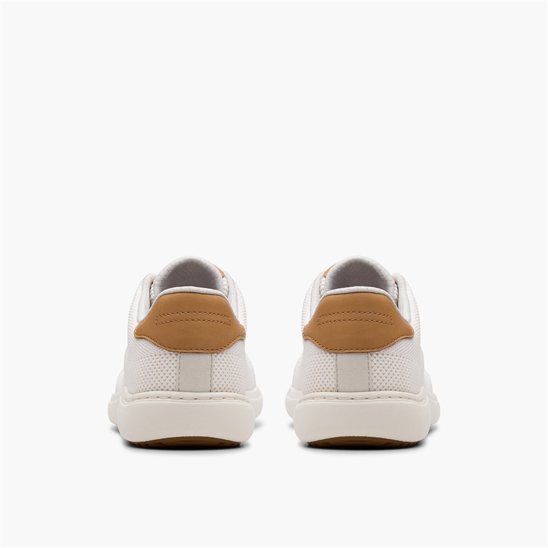 Clarks Dame Nalle Walk Træningssko White Knit