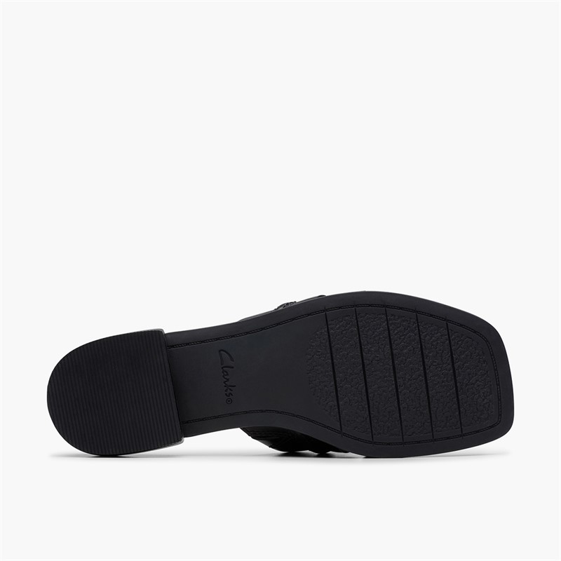 Clarks Damen Ariany Sandalen Black Leather