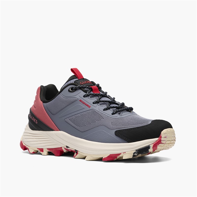 Clarks Dame Laila Trail Sko Blue Combi