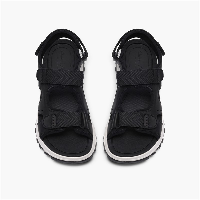 Clarks Dame ATL Trek Surf Sandaler Black Leather