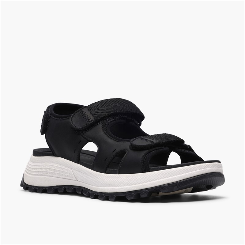 Clarks Dame ATL Trek Surf Sandaler Black Leather