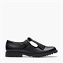 Clarks Damen Griffin Mia 2 Schuhe Black Leather