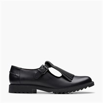 Clarks Damen Griffin Mia 2 Schuhe Black Leather