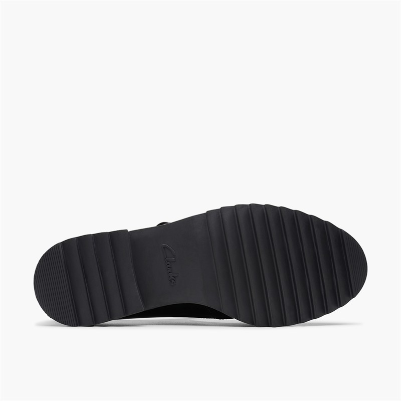 Clarks Damen Griffin Mia 2 Schuhe Black Leather