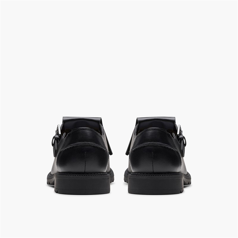 Clarks Damen Griffin Mia 2 Schuhe Black Leather