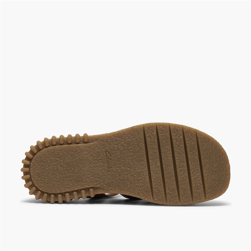Clarks Damen Evamar Riemen Sandalen Tan Leather